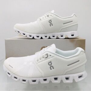 On Cloud 5 - Undyed/ White/ White - Women’s Running Shoes Size 11 Medium